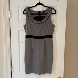 C. Luce Gray Dress with Black Accents